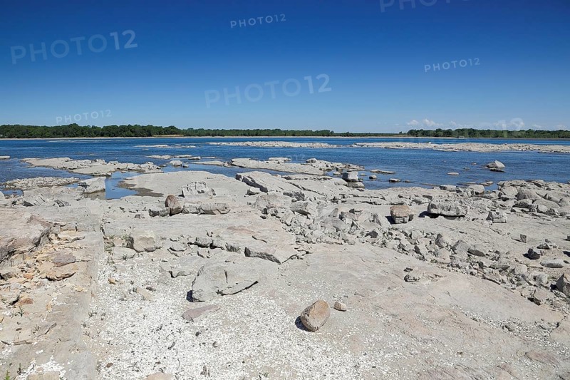 River at low level