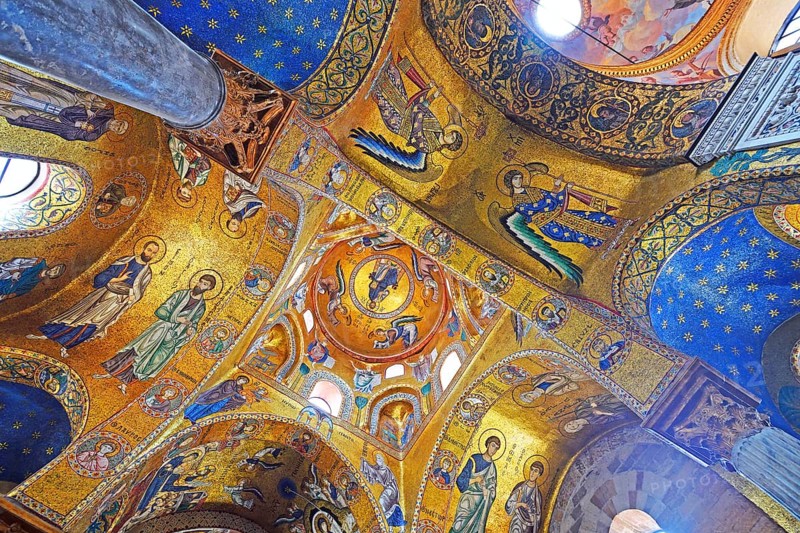 Magnificent ceiling paintings of the Chiesa di Santa Maria dell'Ammiraglio