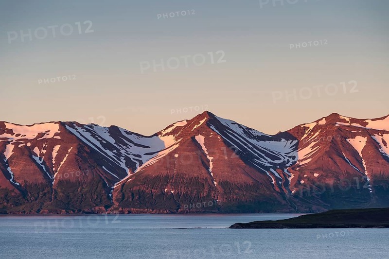 Mountains in the evening light