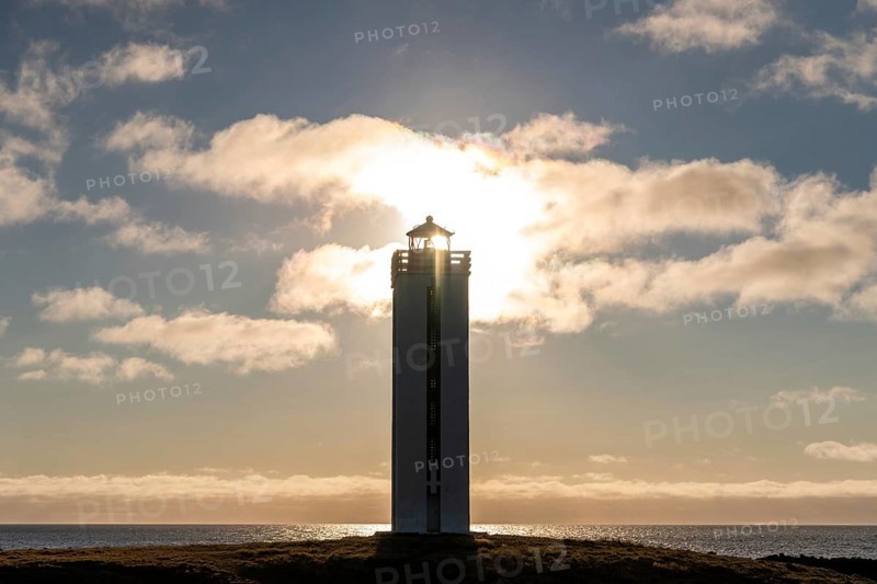 Lighthouse in the backlight