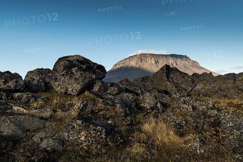 Table volcano Heroubreio or Herdubreid