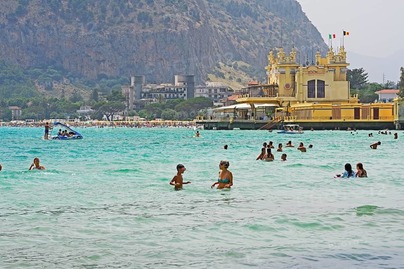 Mondello beach and spa