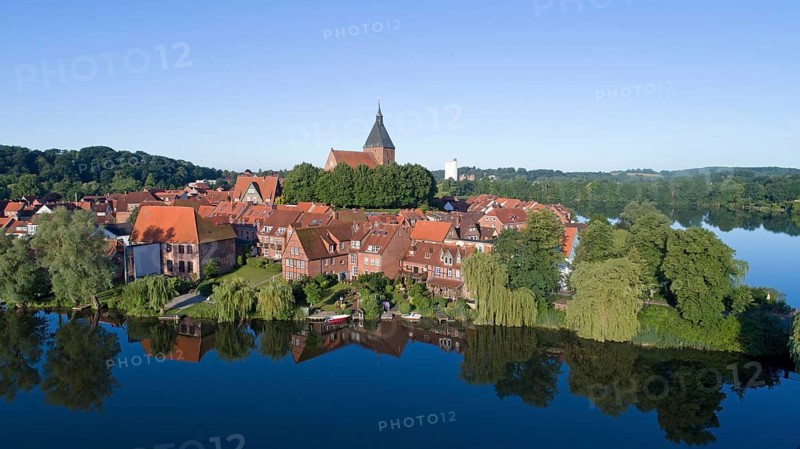 Aerial view of the old town