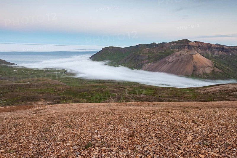 Rising fog