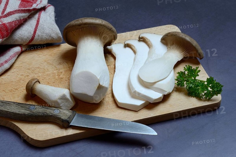 King trumpet mushrooms (Pleurotus eryngii)