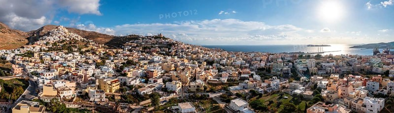Town view of Ermoupoli