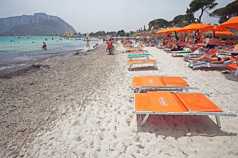 Mondello beach
