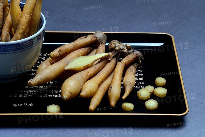 Fingerroot on tray