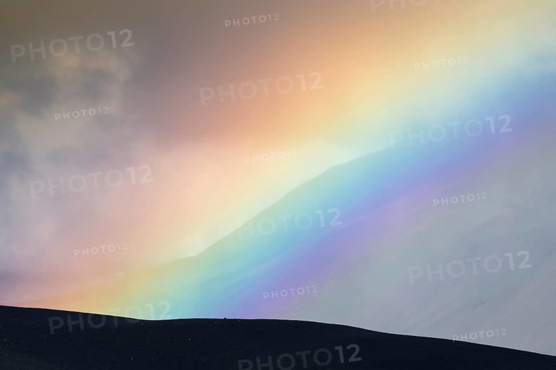 Rainbow and clouds