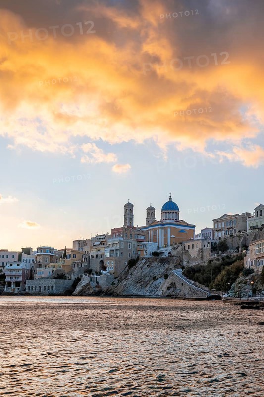 Coast and city view