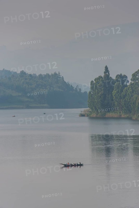Overlook over Lake Bunyonyi