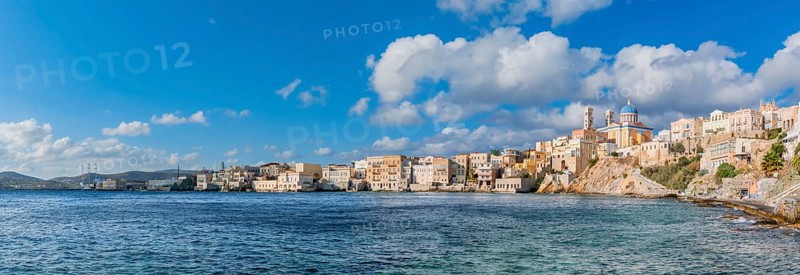 Town view and coast