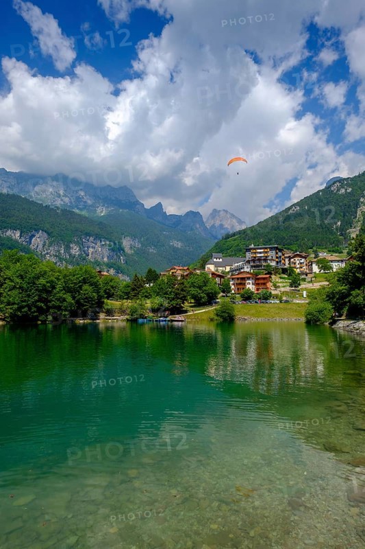 Molveno with Lake Molveno