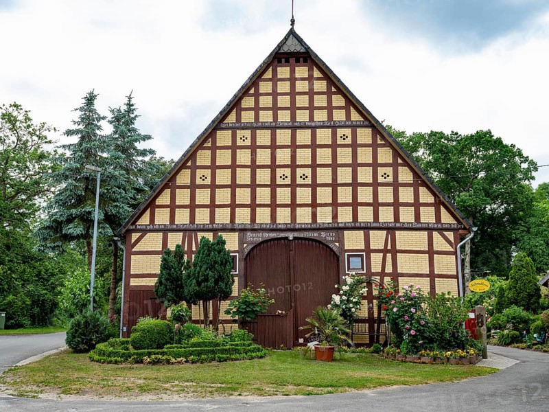 Half-timbered house in the Rundlingsdorf Meuchelfitz