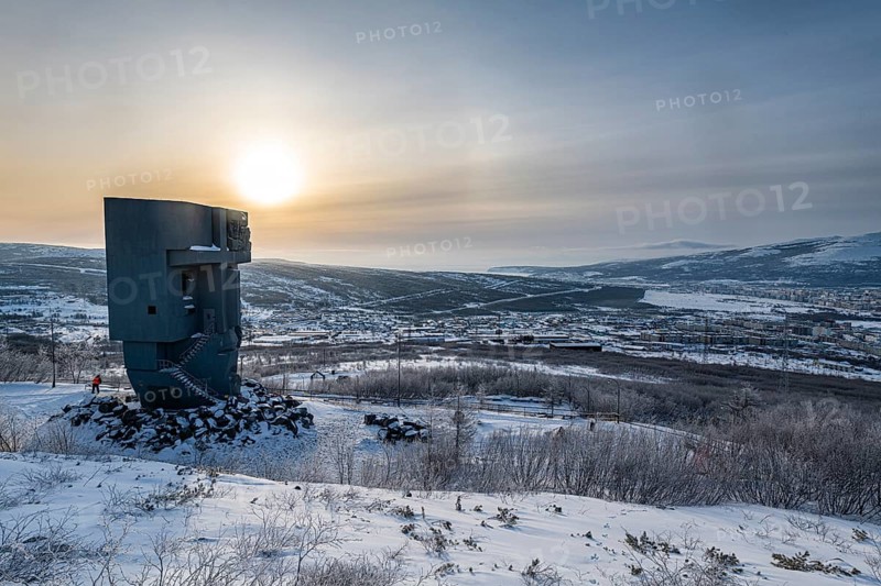 Mask of Sorrow commemorating the many prisoners who suffered and died in the Gulag prison camps