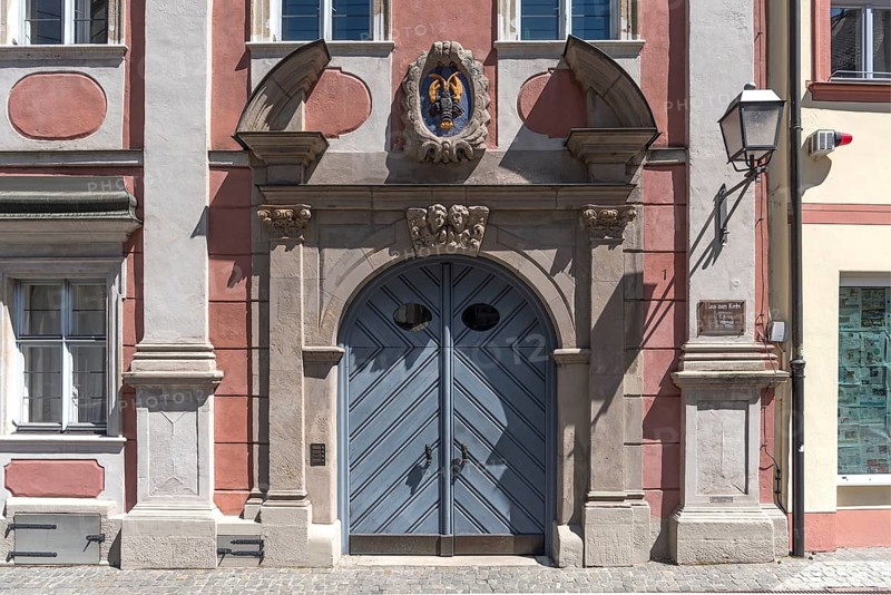 Entrance portal of the Haus Zum Krebs