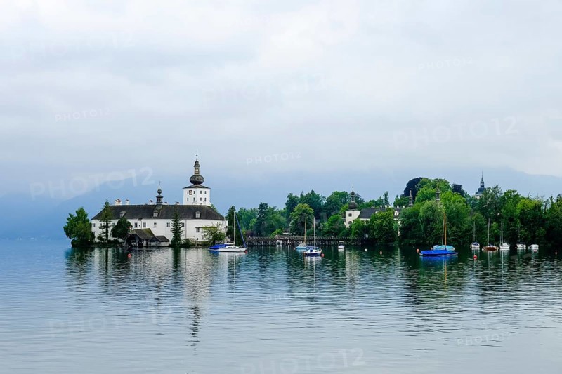 Orth Castle on Lake Traun in Gmunden