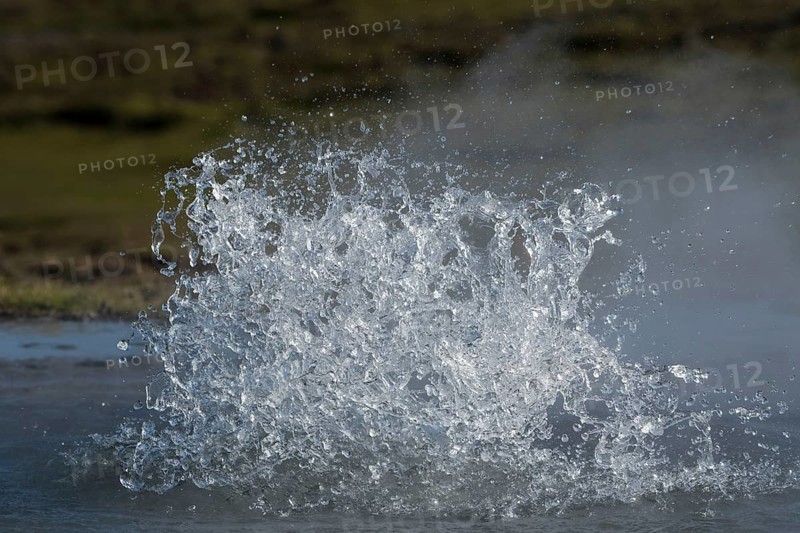 Spouting water