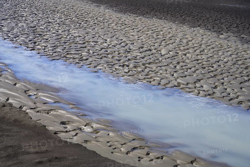 Water Sand structures at the edge of the Eldhraun lava field