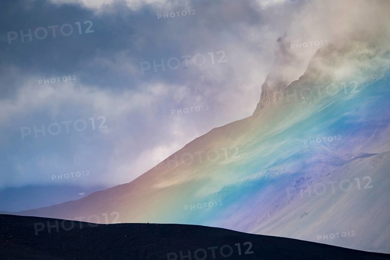 Rainbow and clouds