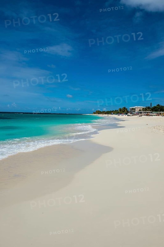 Turquoise waters and whites sand on the world class Shoal Bay East beach