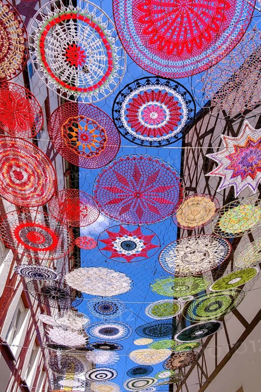 Crocheted dreamcatcher