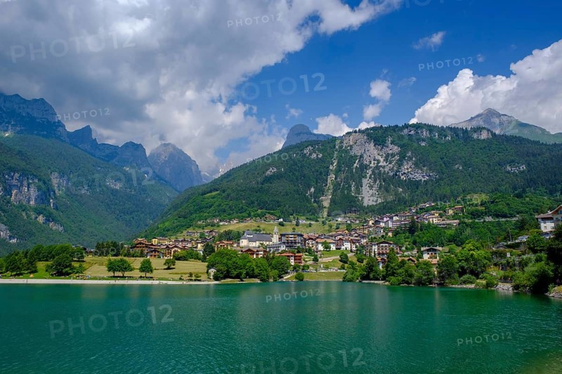 Molveno with Lake Molveno