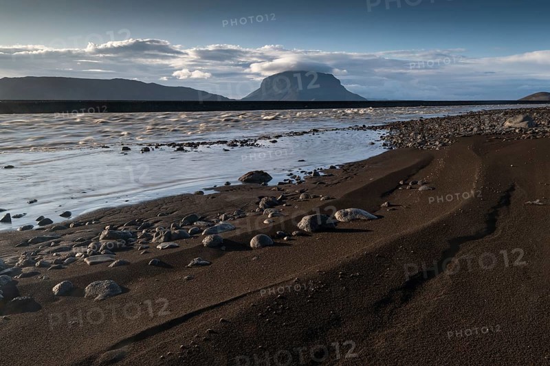 Glacial river Joekulsa a Fjoellum