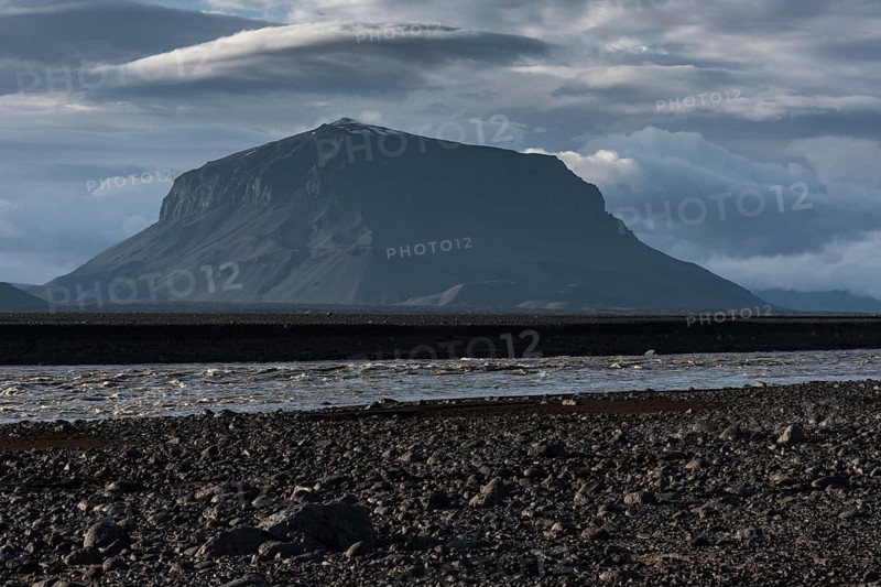 Glacial river Joekulsa a Fjoellum