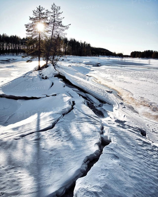 Split ice in Finland