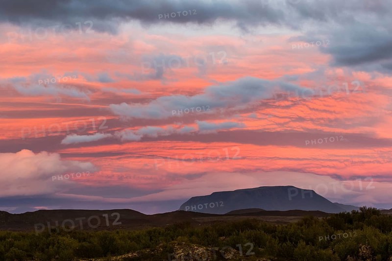 Clouds after sunset