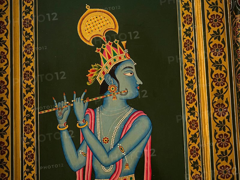 Painted door