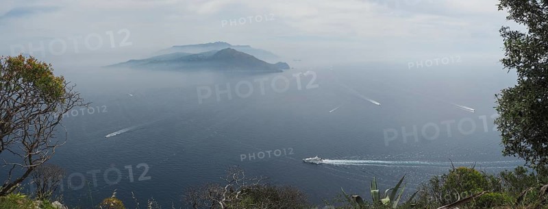 View of the Gulf of Naples and Punta Campanella