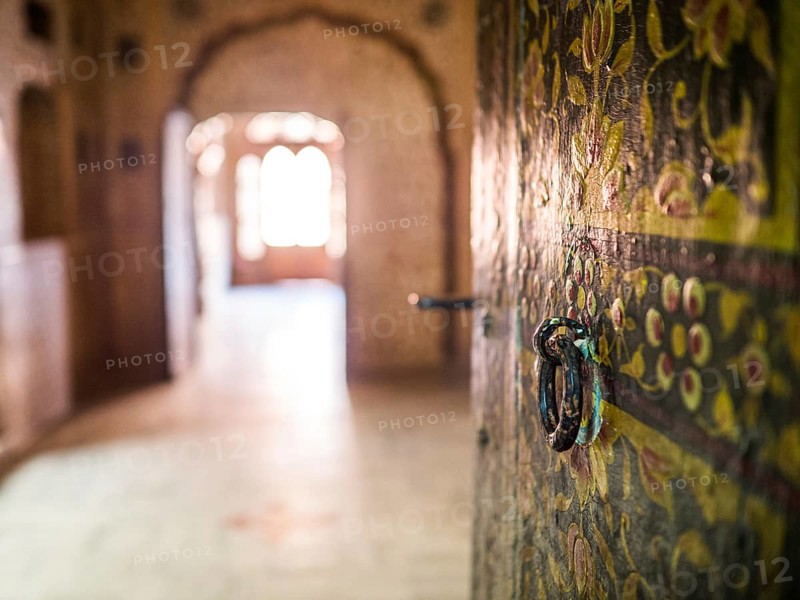 Painted door