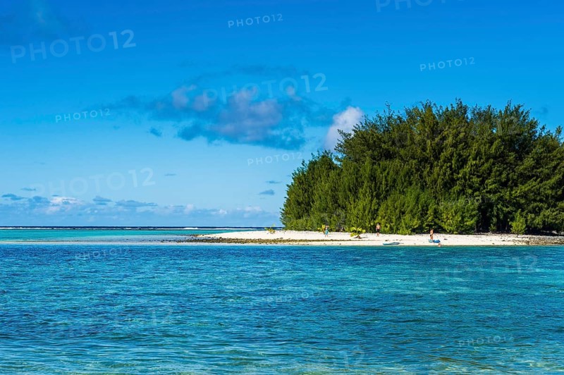 White sand beach and turquoise waters