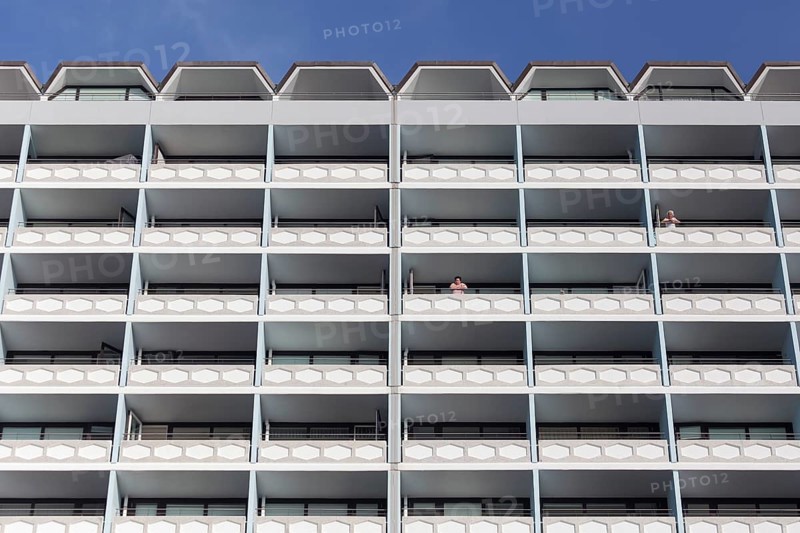 High-rise building with holiday flats