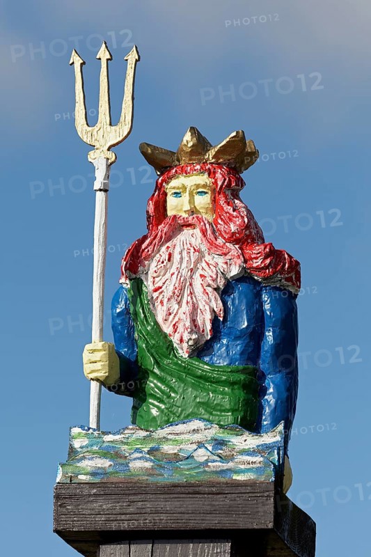 Neptune with trident