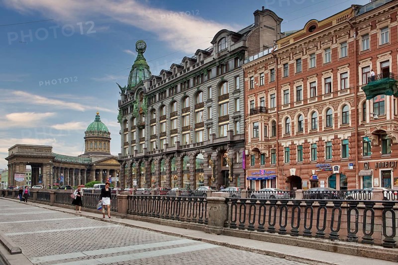 Singer House and Kazan Cathedral
