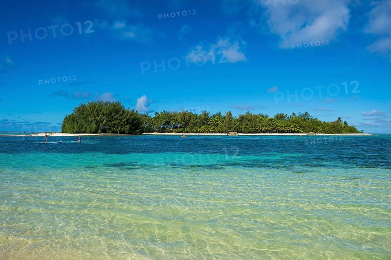 White sand beach and turquoise waters