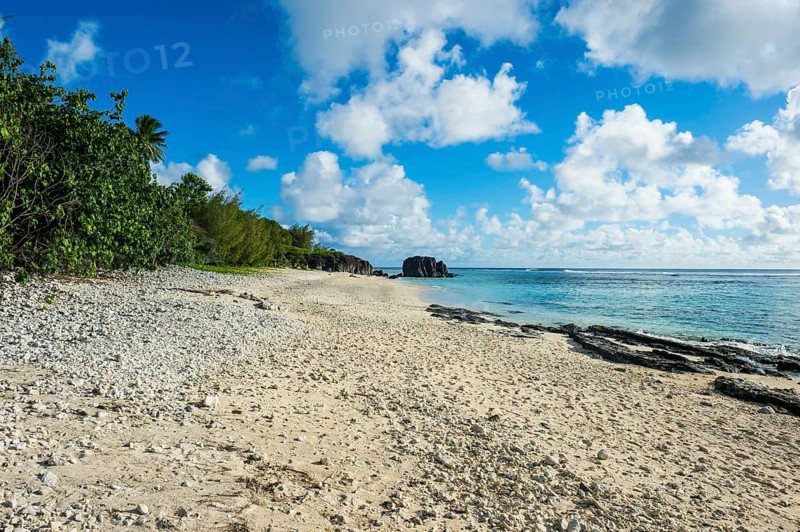 White sand beach in Avarua
