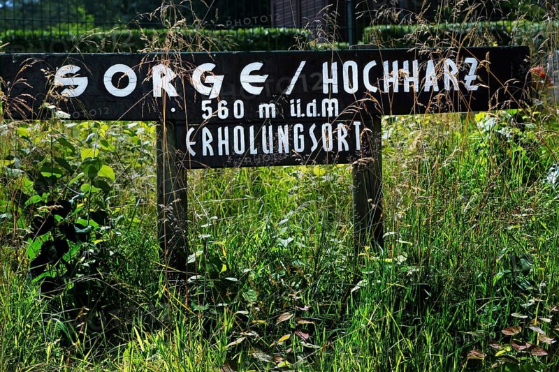 Sorge town sign