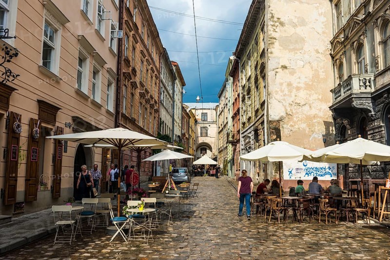 Historic heart of the Unesco sight the town Lviv