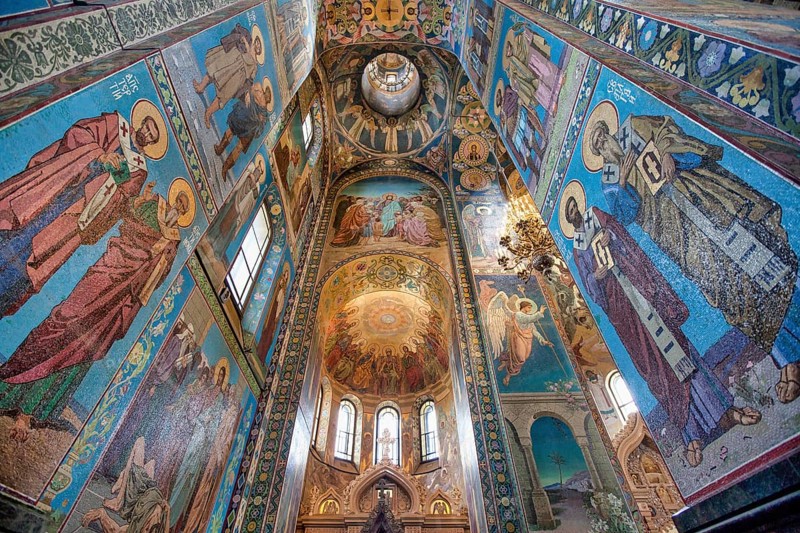 Interior of the Church of the Savior on Spilled Blood