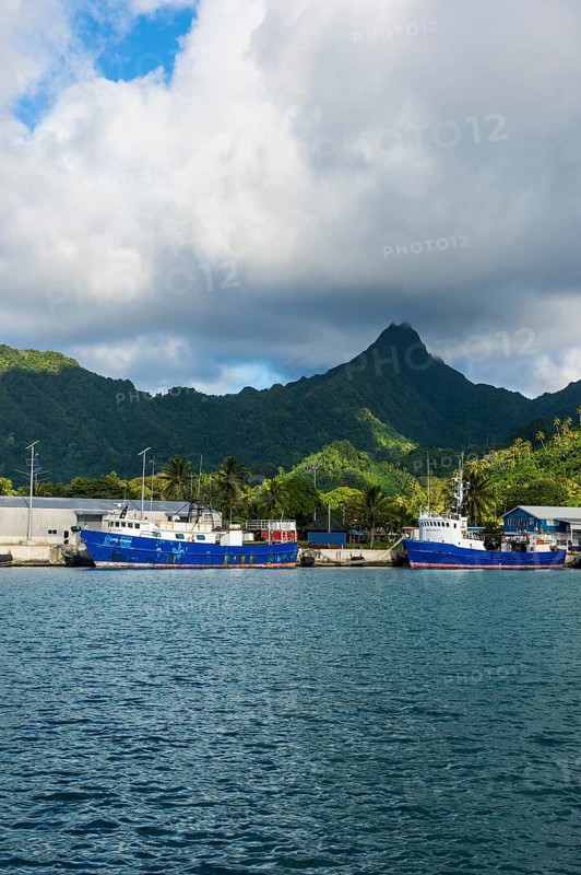 Fishing harbour of Avarua