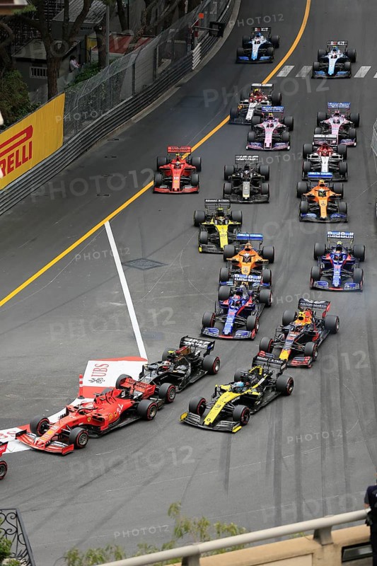 Formula 1 Grand Prix drivers' field at the Fuerstentu