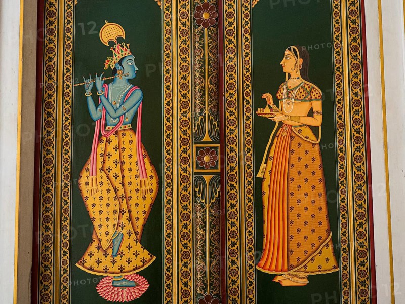 Painted door