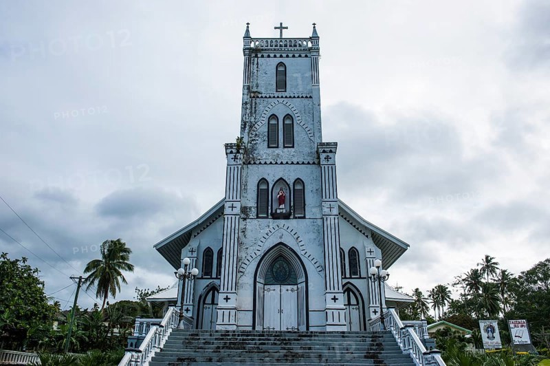 Old colonial church