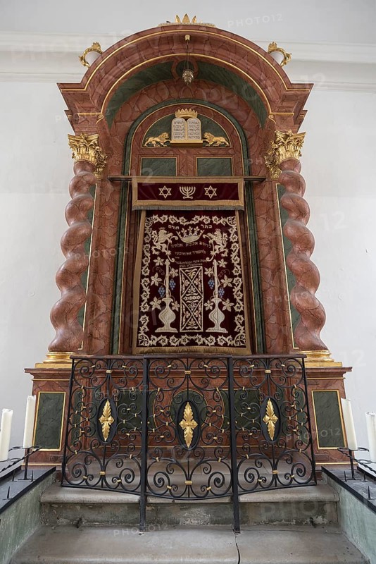 Torah shrine in the synagogue