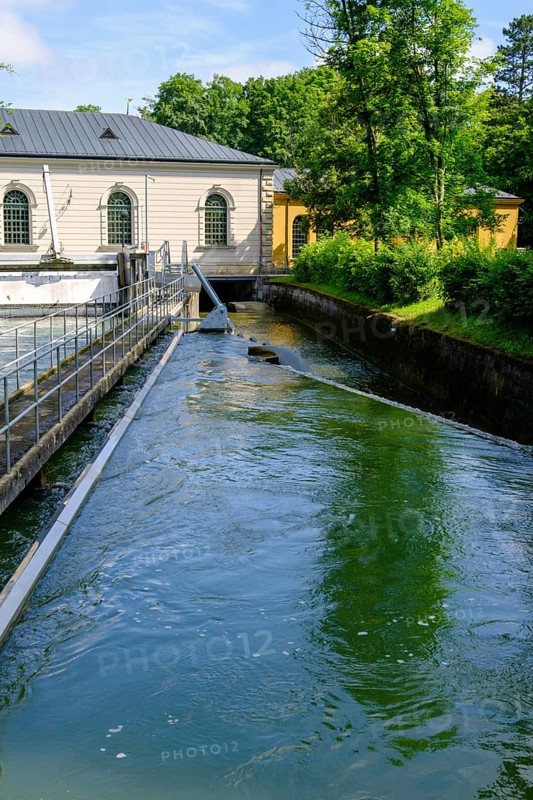 Hydroelectric power station on the Eiskanal