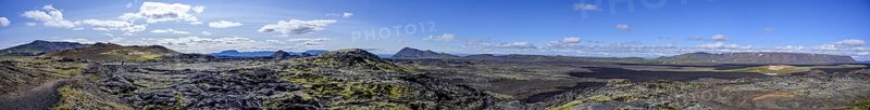 Lava field of the Krafla volcanic system